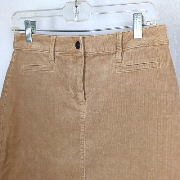 Offers open! TALOBOTS Tan Corduroy Mini Skirt Size 2 - Picture 3 of 5